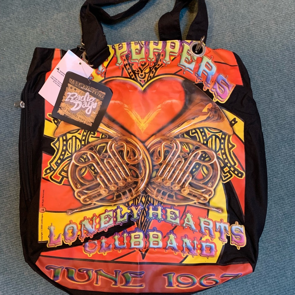“Beatles Sgt. Peppers Lonely Hearts Club Band June 1967” Tote/Shoulder Bag